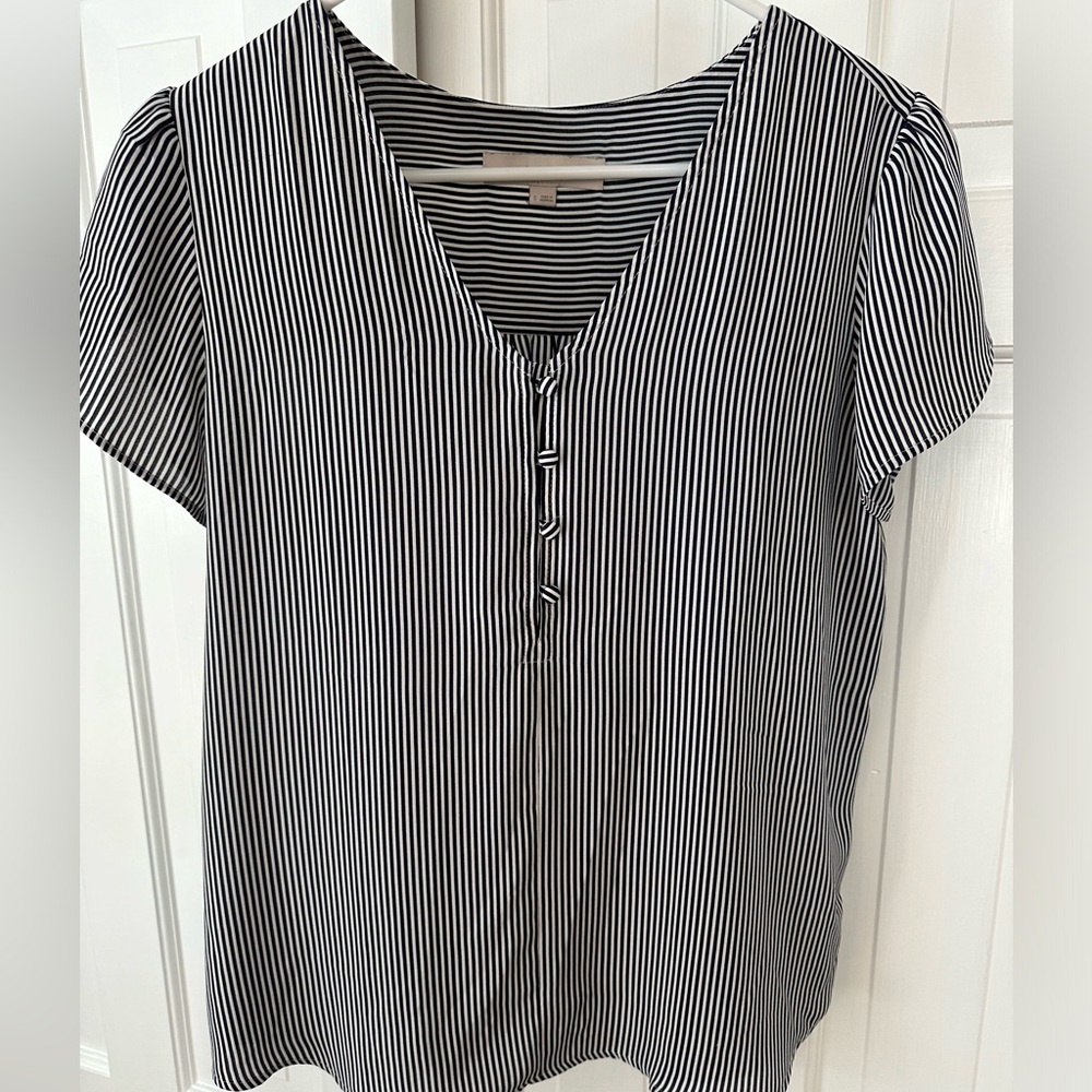 LOFT light worn woman’s work shirt.